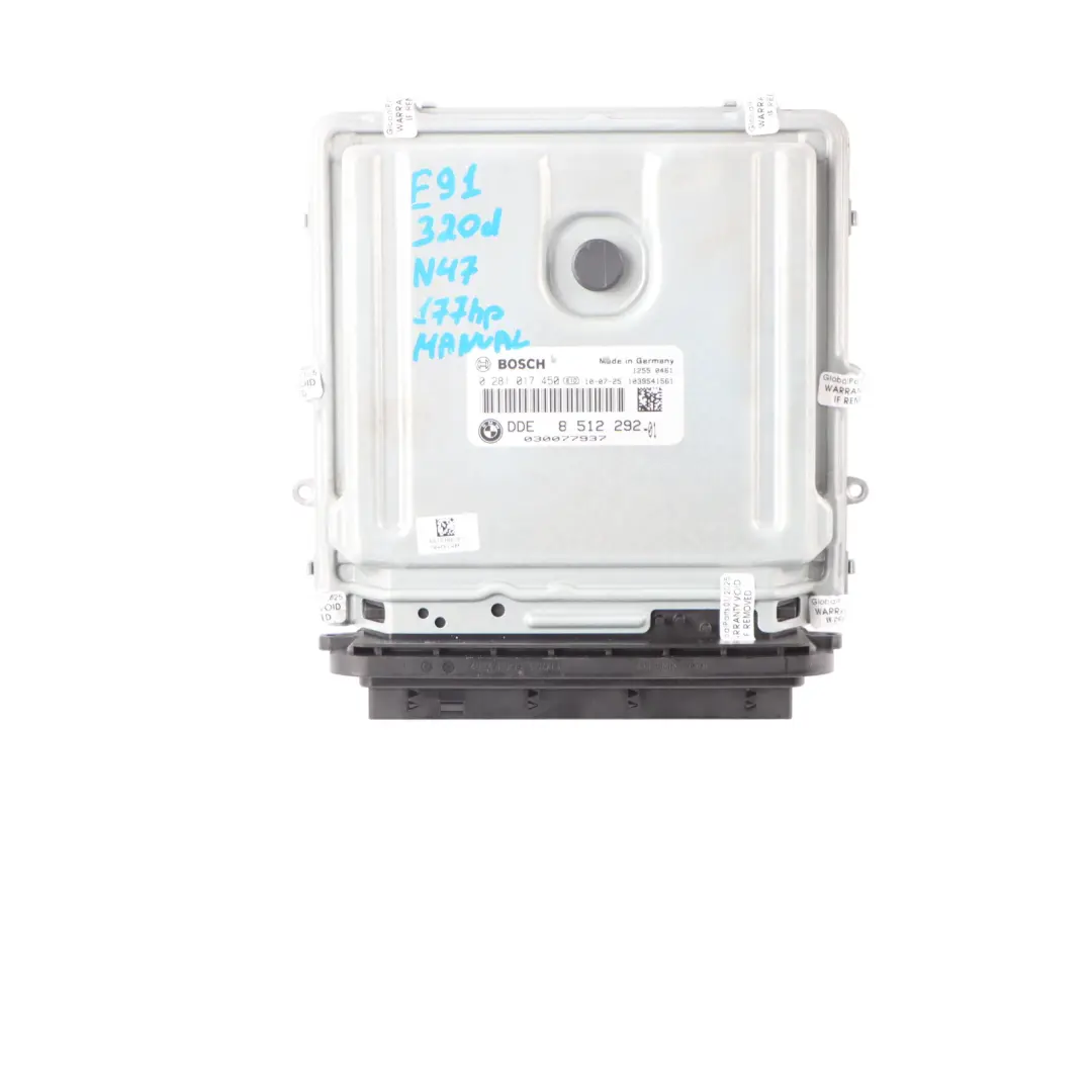 N47N 320d 177HP Engine ECU Kit DDE CAS3 + Key Manual to BMW E90 E91 LCI with Part number 8512292 BMW E90 E91 LCI N47N 320d 177HP Engine ECU Kit DDE CAS3 + Key Manual - SKU 8512292-3 - Part number 8512292