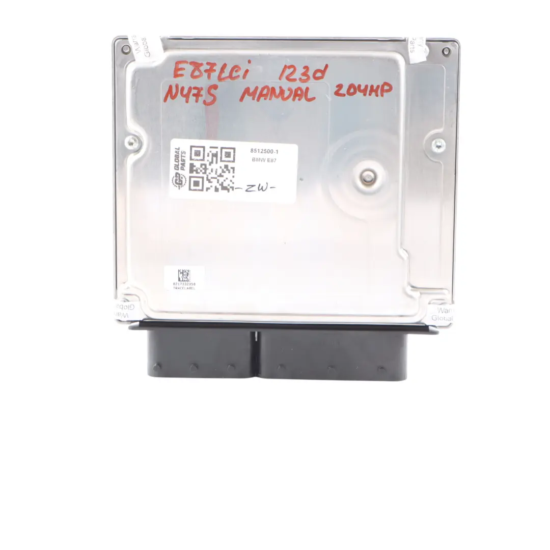 BMW E81 E82 E87 LCI E88 123D Silnik N47S Zestaw ECU DDE CAS3 Klucz - SKU 8512500-1 - Numer Części 8512500
