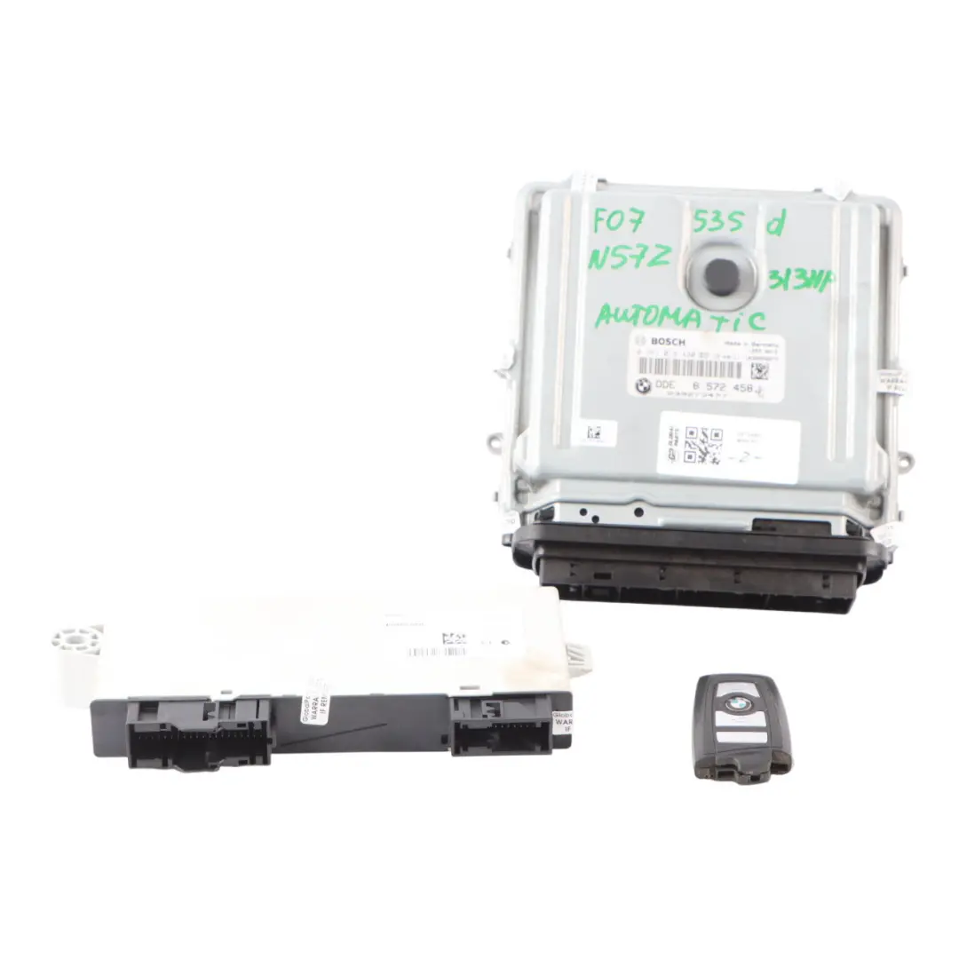 N57Z 313HP Engine ECU Kit DDE 8572006 CAS4 + Key Automatic to BMW F07 GT 535d with Part number 8572458 BMW F07 GT 535d N57Z 313HP Engine ECU Kit DDE 8572006 CAS4 + Key Automatic - SKU 8572458 - Part number 8572458