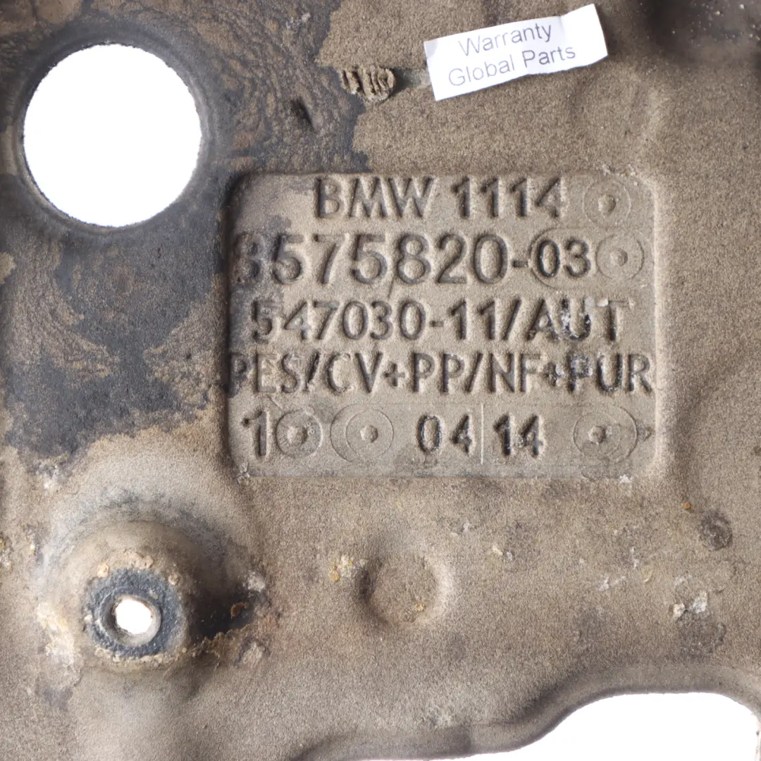 Akustik Abdeckung Hitze Schild Panel Diesel für BMW F30 F31 F32 F33 Motor mit Teilenummer 8575820 BMW F30 F31 F32 F33 Motor Akustik Abdeckung Hitze Schild Panel Diesel - SKU 8575820 - Teilenummer 8575820