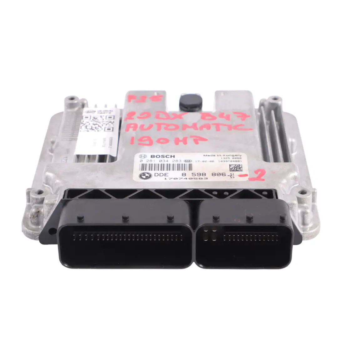 BMW X3 F25 20Dx Diesel B47 190HP Engine Module ECU Kit DDE Key CAS4 - SKU 8598806-2 - Numéro de pièce 8598806
