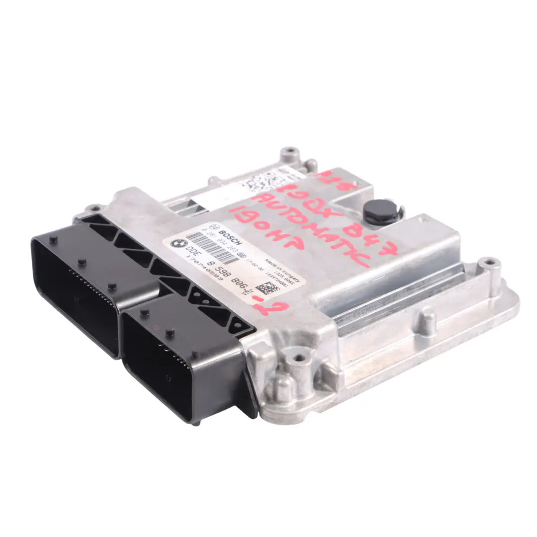 BMW X3 F25 20Dx Diesel B47 190HP Engine Module ECU Kit DDE Key CAS4 - SKU 8598806-2 - Numéro de pièce 8598806