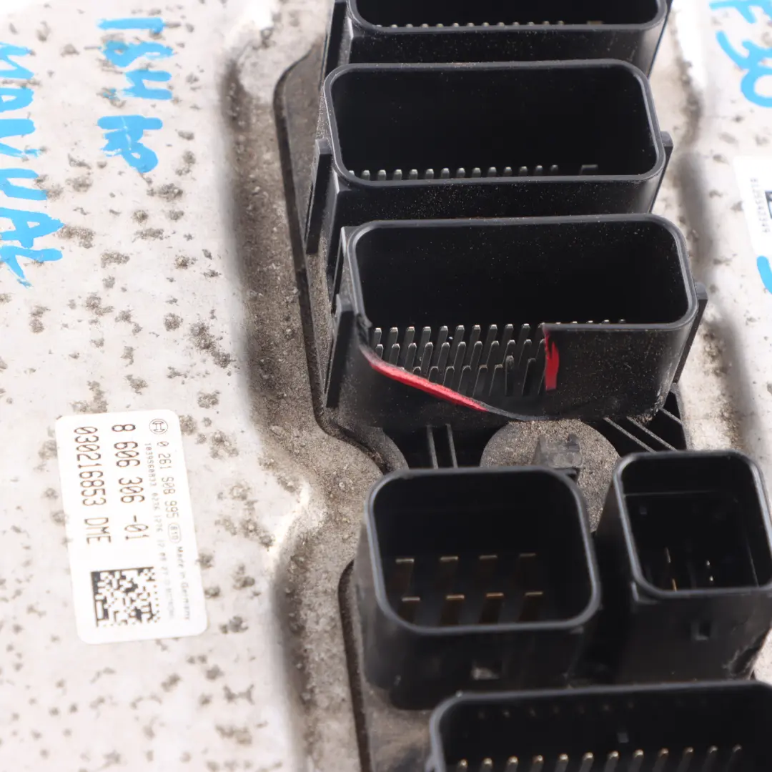 320iX xDrive 184HP N20 Engine Control Unit ECU DME Manual to BMW F30 with Part number 8606306 BMW F30 320iX xDrive 184HP N20 Engine Control Unit ECU DME Manual - SKU 8606306-5 - Part number 8606306