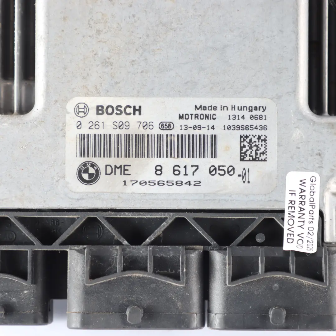 122HP Engine ECU DME Manual to Mini Cooper R56 LCI R58 R59 N16 1.6 with Part number 8617050 Mini Cooper R56 LCI R58 R59 N16 1.6 122HP Engine ECU DME Manual - SKU 8617050-4 - Part number 8617050