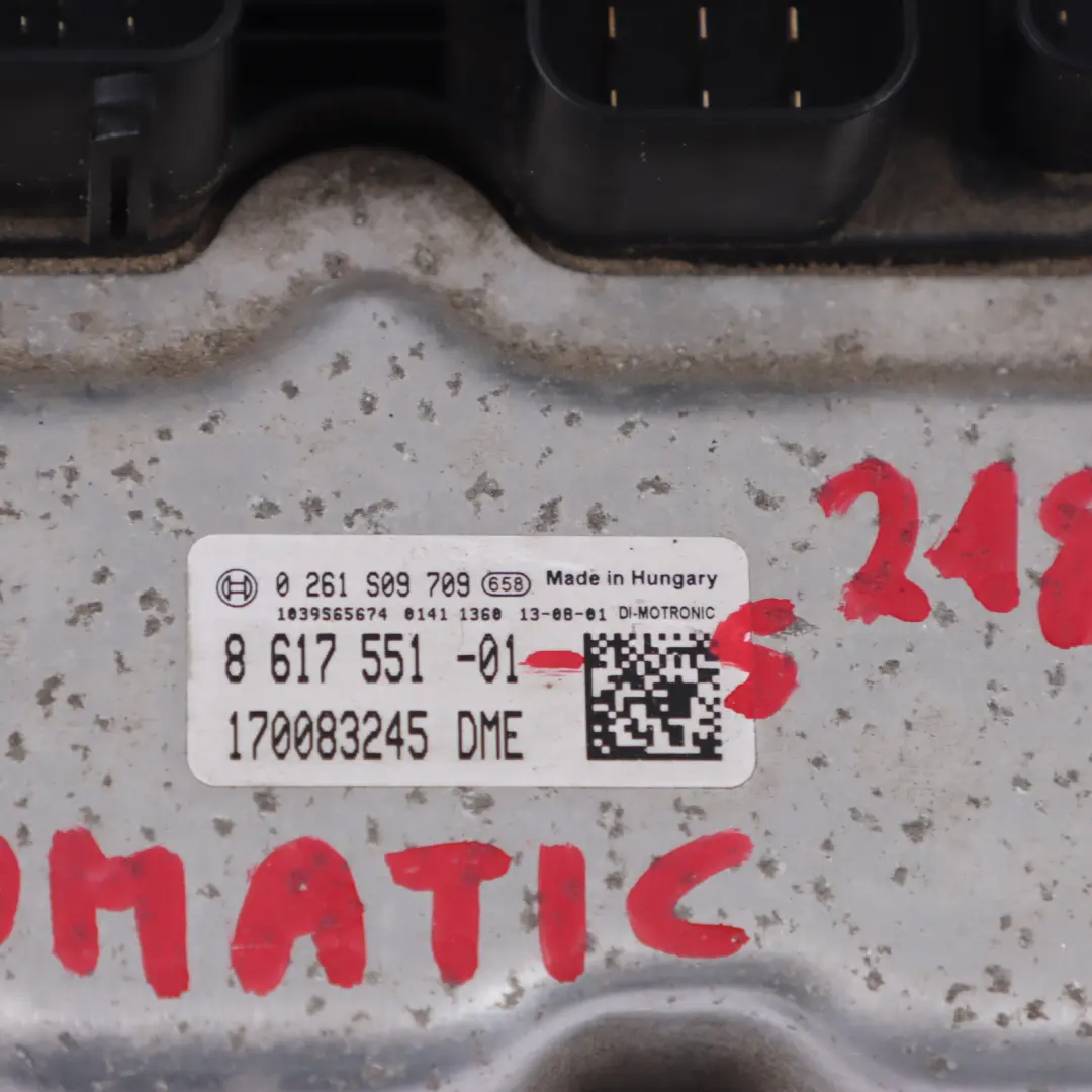  Kit d'unité contrôl ECU BMW F20 F21 125i N20 218HP DDE Clé FEM Automatic - SKU 8617551-5 - Numéro de pièce 8617551