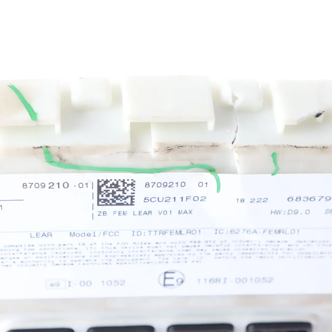 BMW F30 F35 F35 LCI Unité De Module De Confort BCM Pour BCM - SKU 8709210-1 - Numéro de pièce 8709210