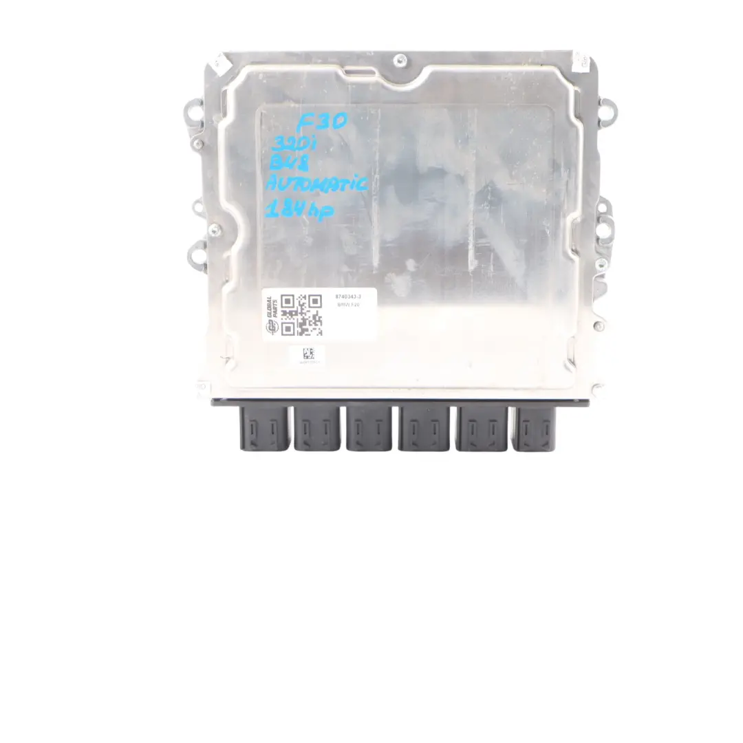 BMW F20 F30 F32 LCI 120i 320i 420i B48 184HP Engine Control Unit ECU DME - SKU 8740343-3 - Part number 8740343