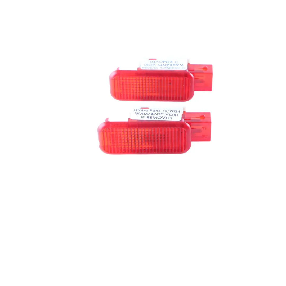 Audi A6 C6 Tarjeta De Puerta Luz Posición Lateral Roja Izquierda Set - SKU 8D0947411 - Número de pieza 8D0947411