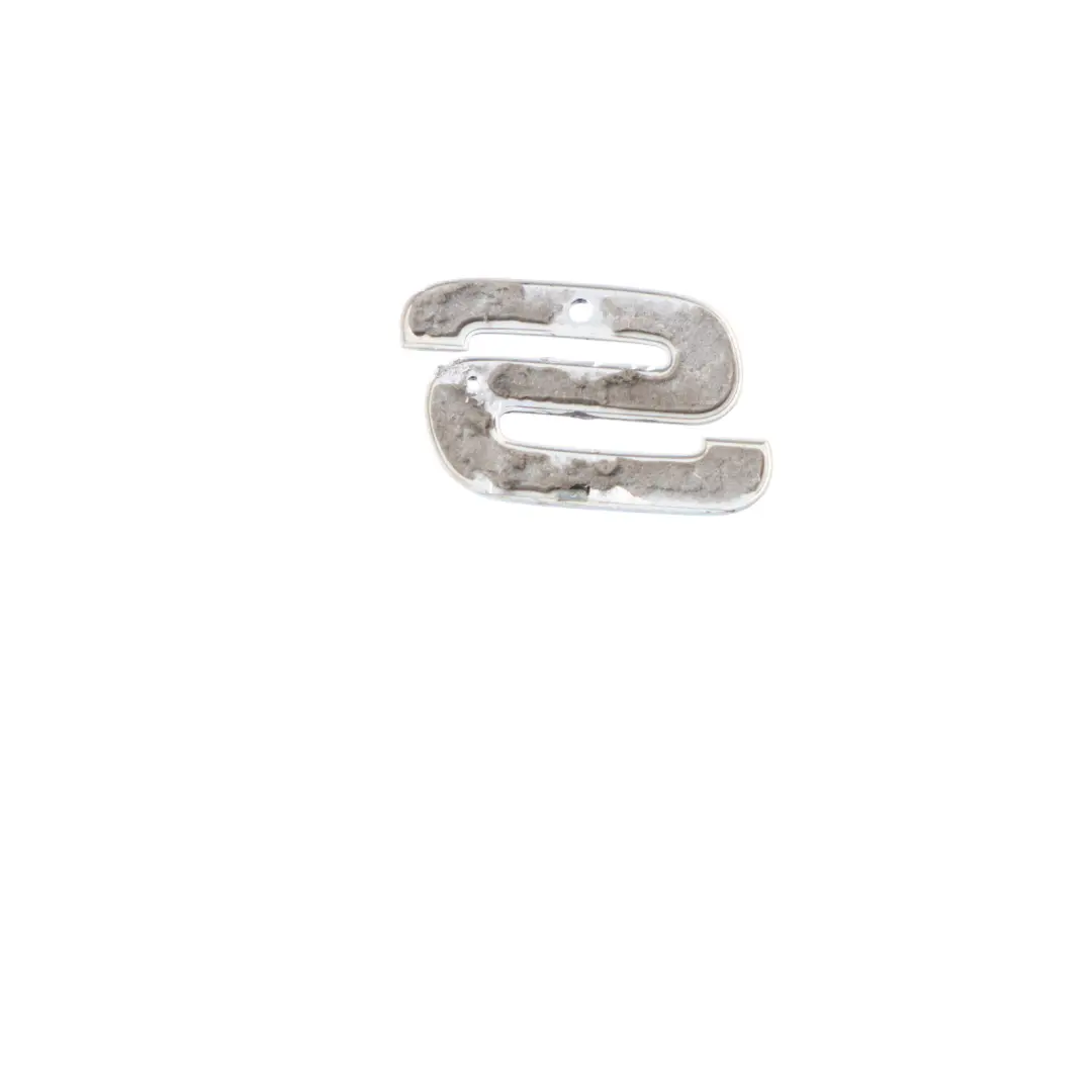 Audi RS4 B8 Rear Hatch Bootlid Emblem Tailgate Logo Badge Label Chrome - SKU 8D9853740 - Part number 8D9853740