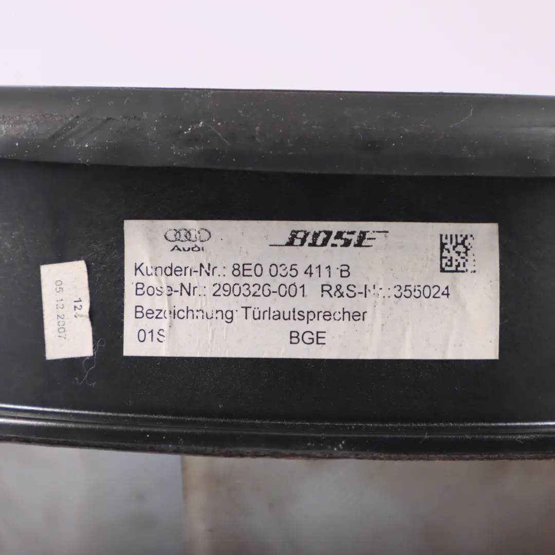 Audi A4 B7 Głośnik Drzwi Lewy Prawy Przód - SKU 8E0035411B - Numer Części 8E0035411B