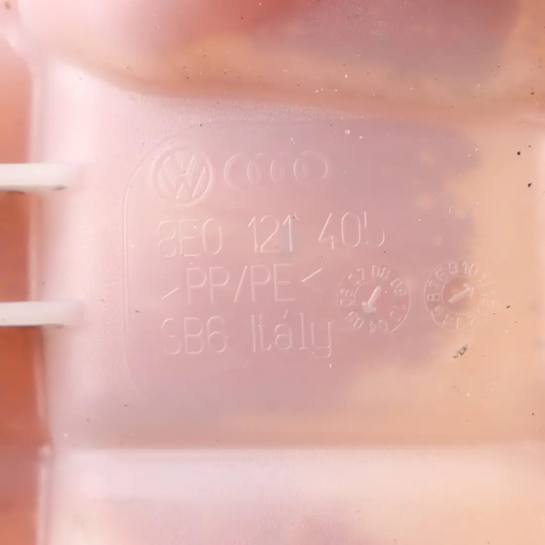 Audi A4 B7 Coolant Water Reservoir Overflow Expansion Tank Bottle - SKU 8E0121405A - Part number 8E0121405A