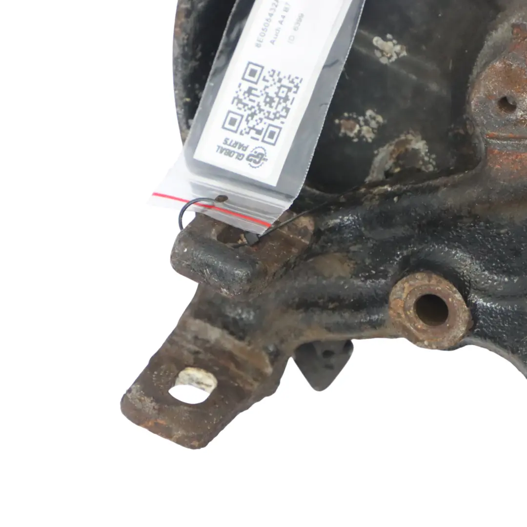 Zwrotnica Piasta Mocowanie Uchwyt Koła Prawy Tył do Audi A4 B7 o numerze 8E0505432AL Audi A4 B7 Zwrotnica Piasta Mocowanie Uchwyt Koła Prawy Tył - SKU 8E0505432AL - Numer Części 8E0505432AL