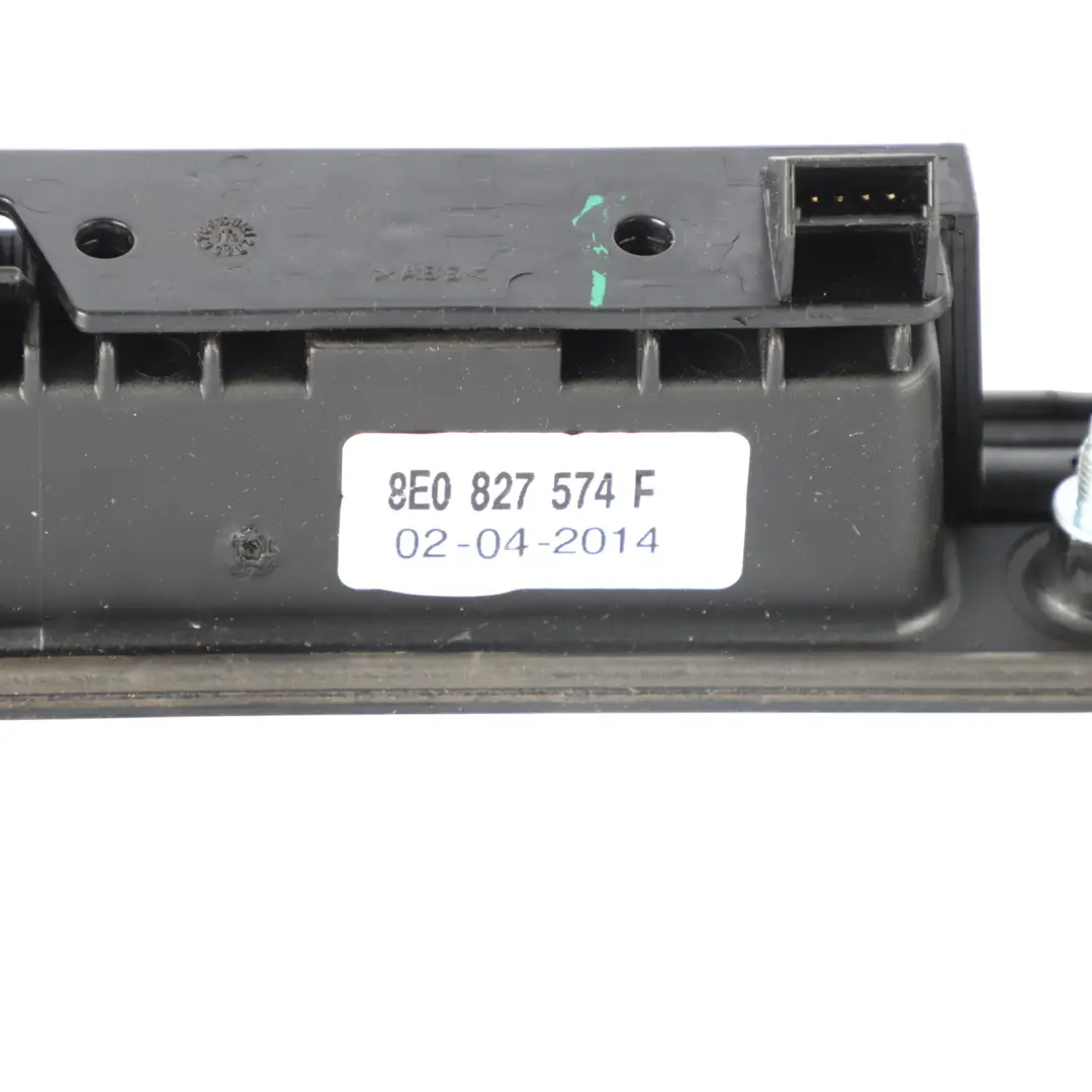 8F Tailgate Handle Boot Trim Panel Number Plate Light to Audi A3 8V A5 with Part number 8E0827574F Audi A3 8V A5 8F Tailgate Handle Boot Trim Panel Number Plate Light - SKU 8E0827574F-1 - Part number 8E0827574F