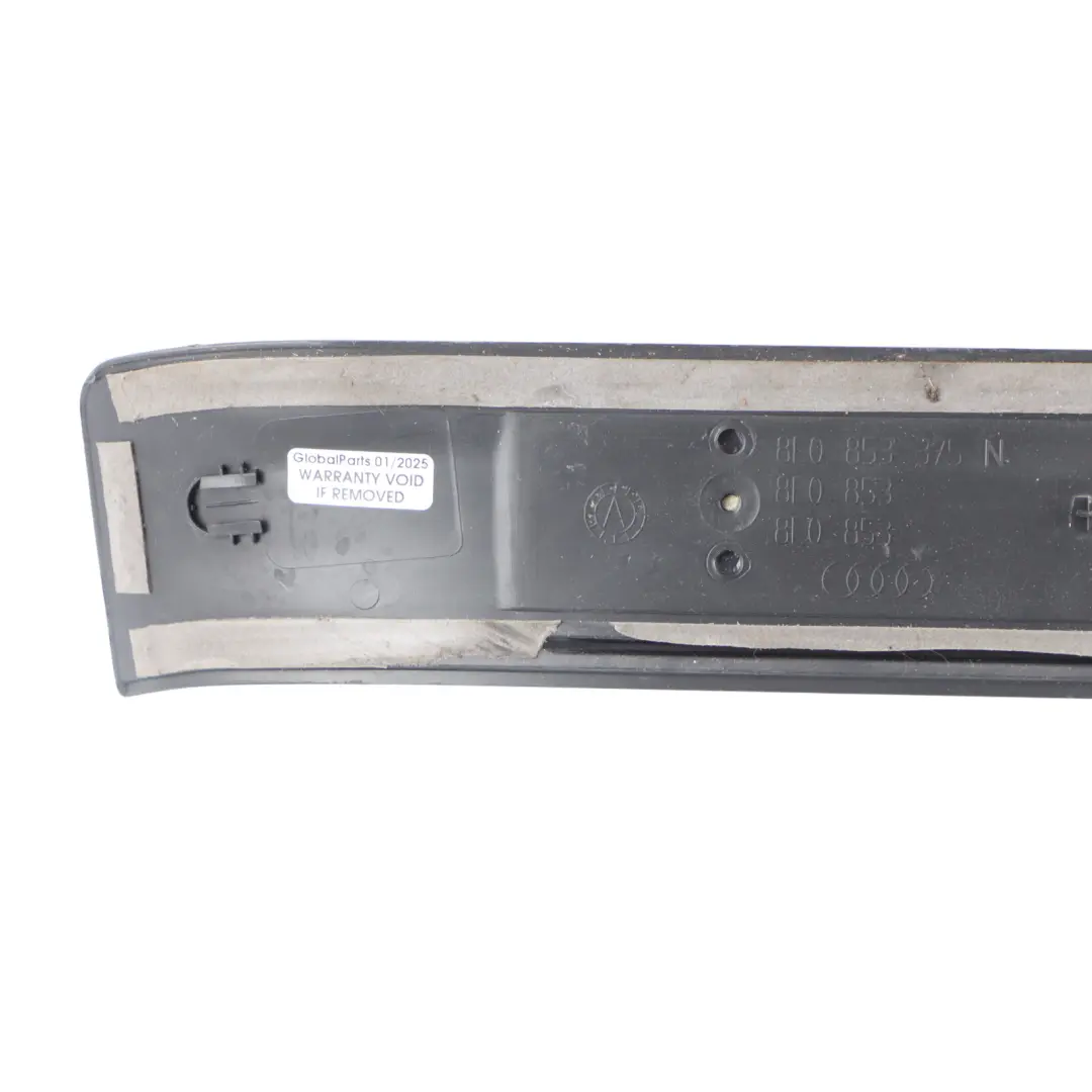 Door Sill Strip Entrance Trim Panel Cover Left N/S to Audi A4 B7 8E Rear with Part number 8E0853375P Audi A4 B7 8E Rear Door Sill Strip Entrance Trim Panel Cover Left N/S - SKU 8E0853375P - Part number 8E0853375P