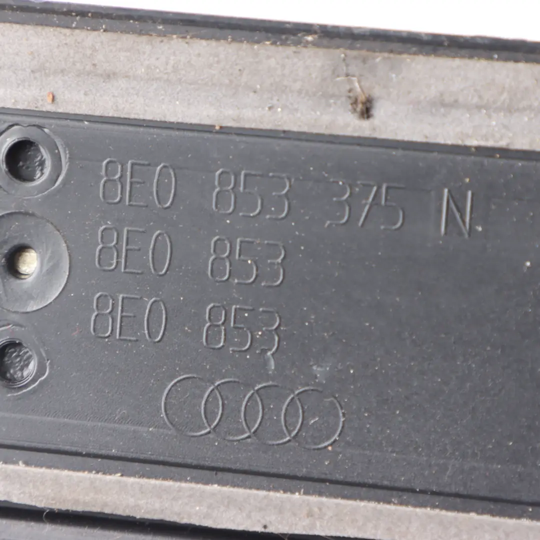 Door Sill Strip Entrance Trim Panel Cover Left N/S to Audi A4 B7 8E Rear with Part number 8E0853375P Audi A4 B7 8E Rear Door Sill Strip Entrance Trim Panel Cover Left N/S - SKU 8E0853375P - Part number 8E0853375P