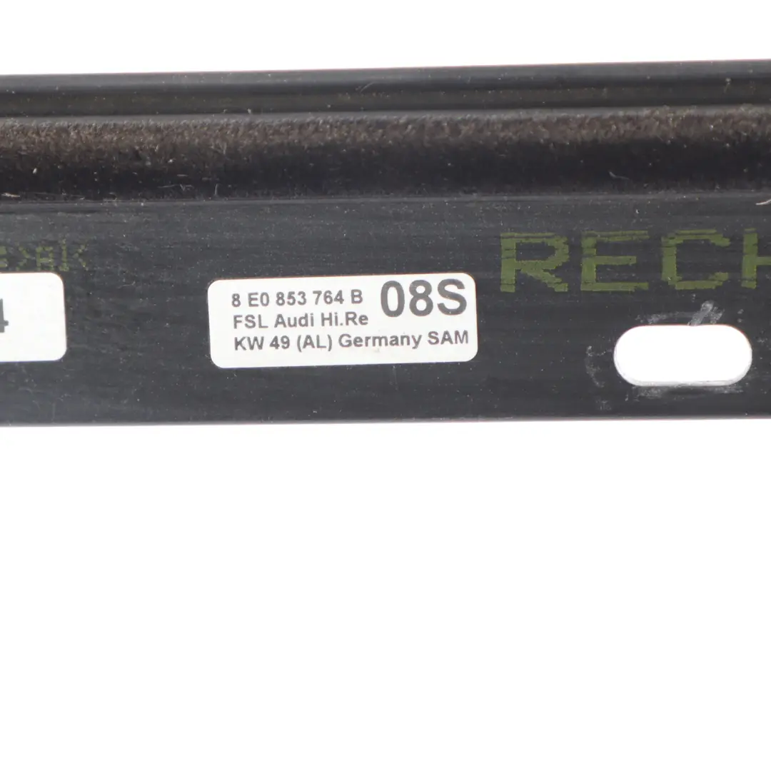 Joint De Porte Et De Vitre Arrière Droit pour Audi A4 B7 à propos du numéro de pièce 8E0853764G Audi A4 B7 Joint De Porte Et De Vitre Arrière Droit - SKU 8E0853764G - Numéro de pièce 8E0853764G