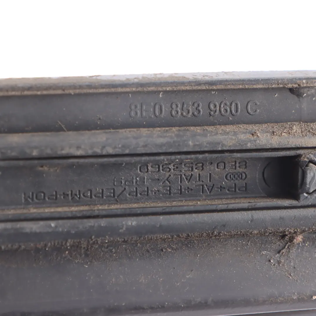 Audi A4 B7 8E Door Trim Moulding Front Right O/S Dolphin Grey - X7Z - SKU 8E0853960C-DGM - Part number 8E0853960C