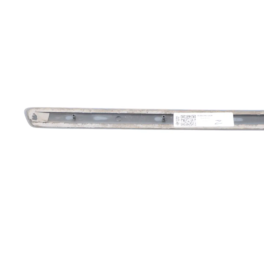 Door Strip S line Moulding Left N/S Dolphin Grey X7Z to Audi A4 B7 Rear with Part number 8E0853963 Audi A4 B7 Rear Door Strip S line Moulding Left N/S Dolphin Grey X7Z - SKU 8E0853963-DGM - Part number 8E0853963