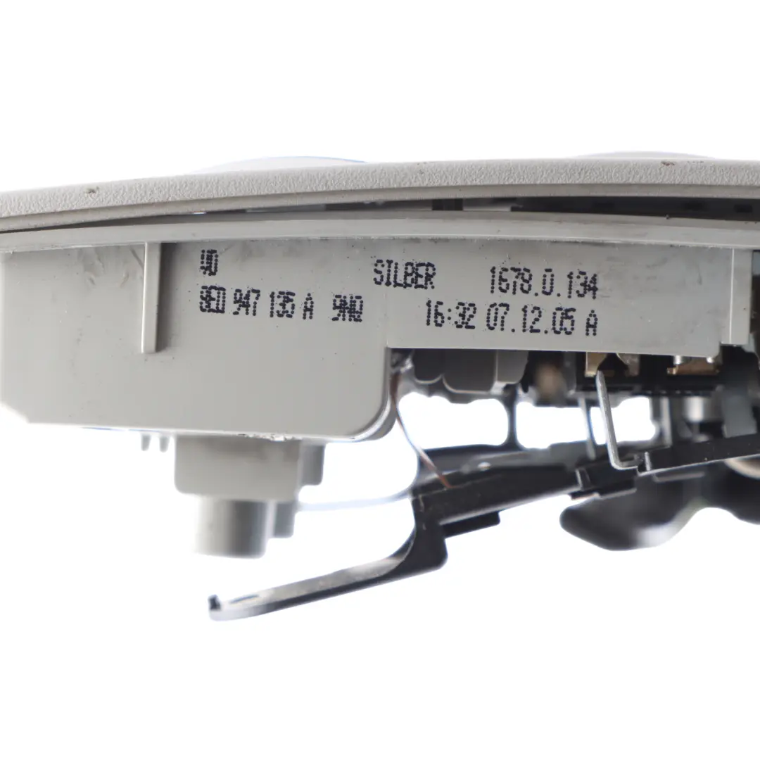 Audi A4 B7 Interior Headliner Courtesy Roof Reading Light Lamp Panel - SKU 8E0947135A - Part number 8E0947135A