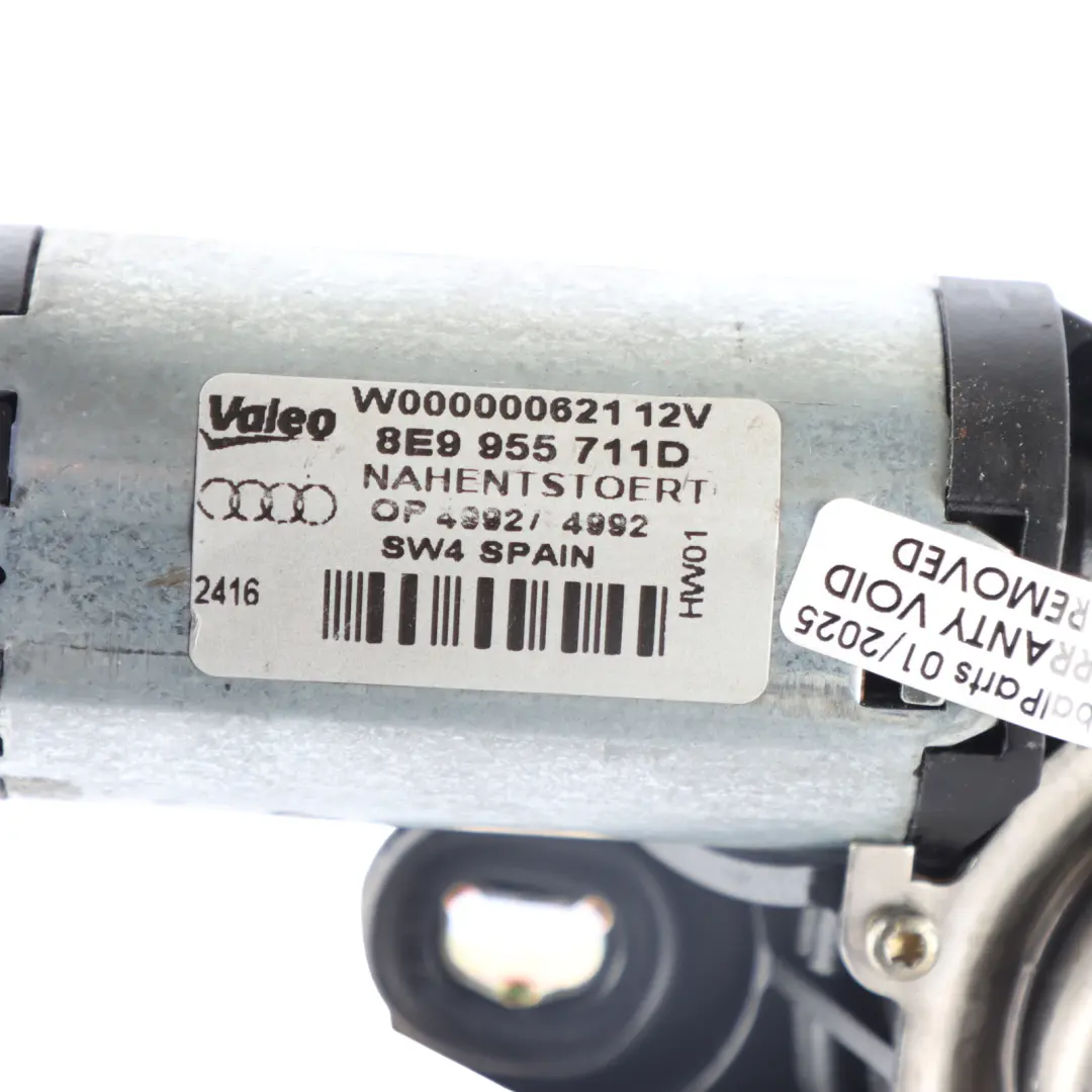 Moteur D'Essuie-Glace Arrière pour Audi A4 B7 Q7 4L à propos du numéro de pièce 8E9955711D Audi A4 B7 Q7 4L Moteur D'Essuie-Glace Arrière - SKU 8E9955711D - Numéro de pièce 8E9955711D