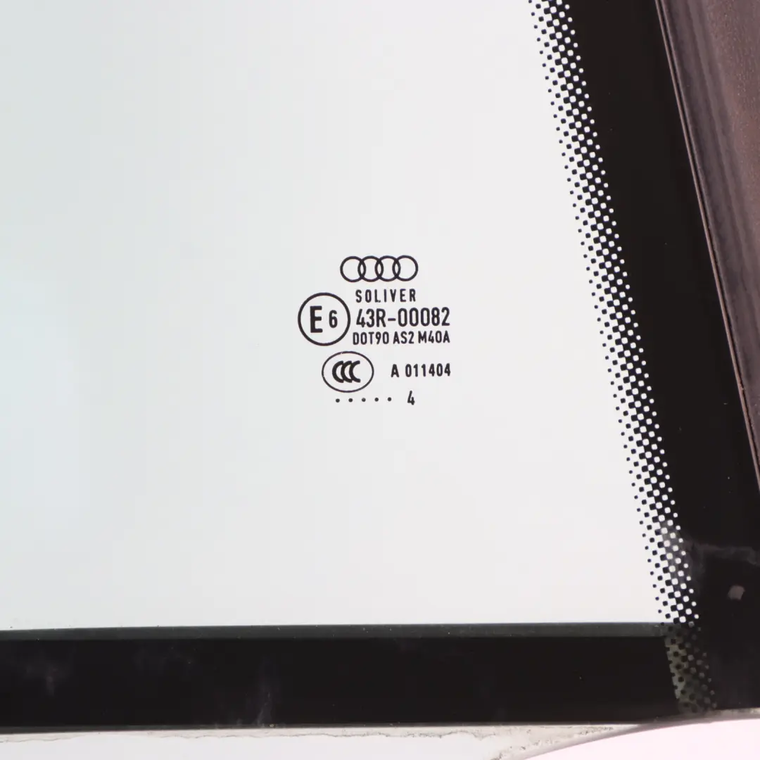 8F Descapotable Ventana Lateral Trasera AS2 Derecha para Audi A5 con número de pieza 8F0845298B Audi A5 8F Descapotable Ventana Lateral Trasera AS2 Derecha - SKU 8F0845298B - Número de pieza 8F0845298B