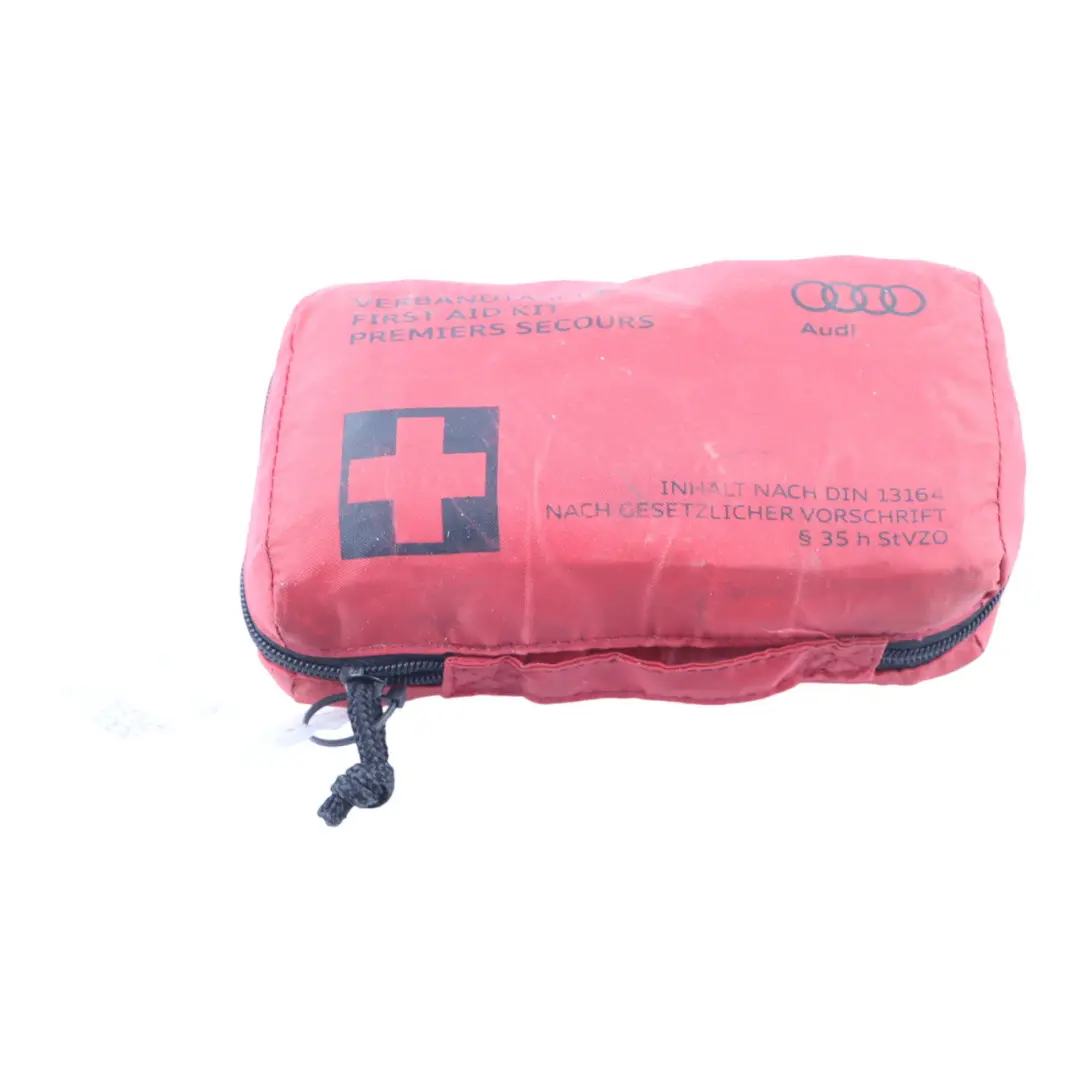 Audi A3 8V Universal First Aid Emergency Medical Kit Red Pouch - SKU 8F0860282D - Part number 8F0860282D