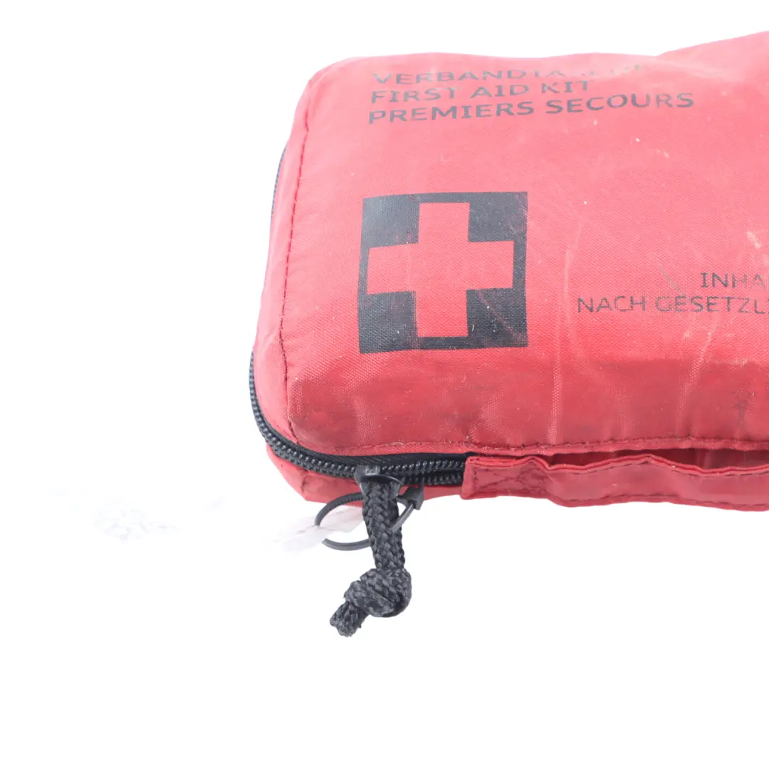 Audi A3 8V Universal First Aid Emergency Medical Kit Red Pouch - SKU 8F0860282D - Part number 8F0860282D