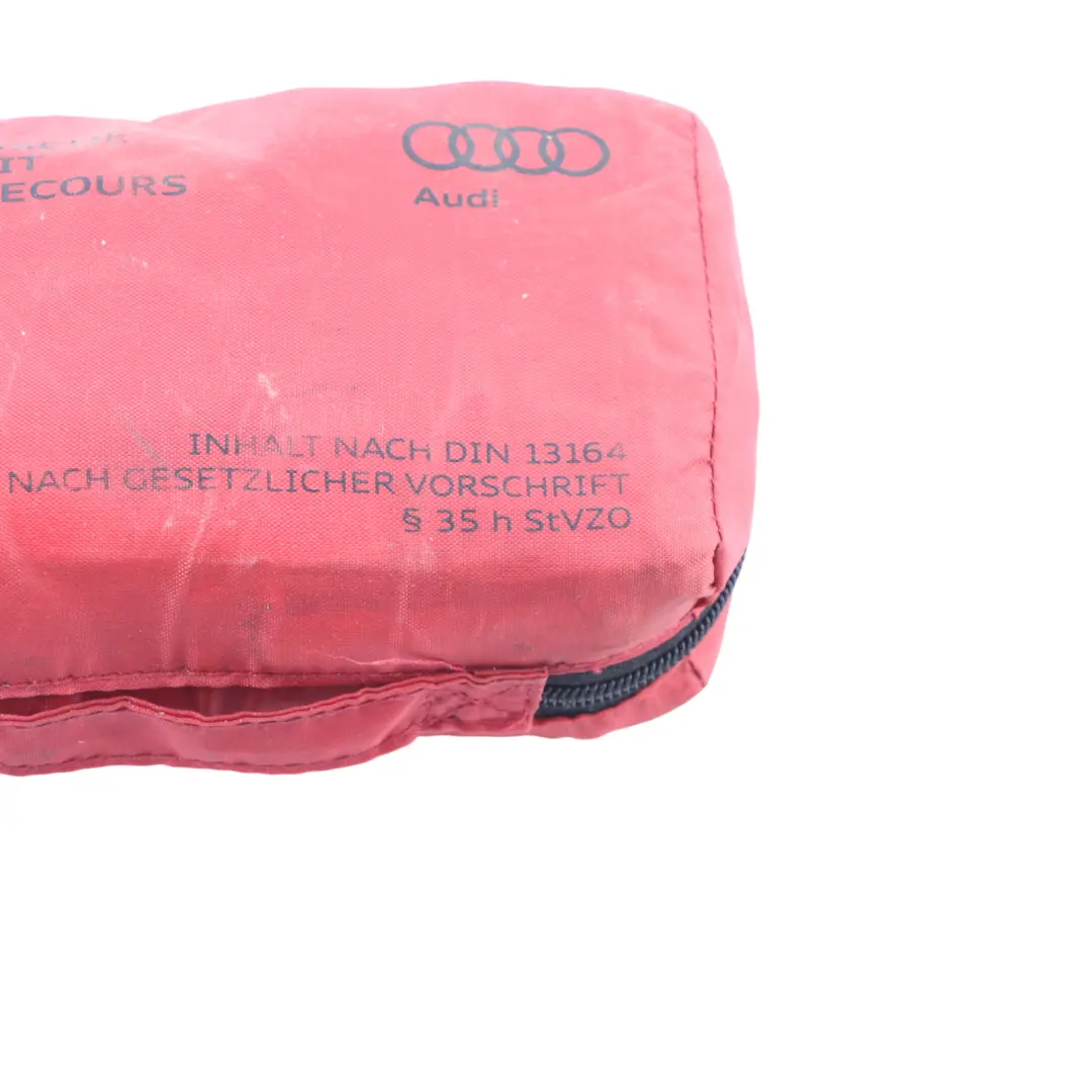 Audi A3 8V Universal First Aid Emergency Medical Kit Red Pouch - SKU 8F0860282D - Part number 8F0860282D