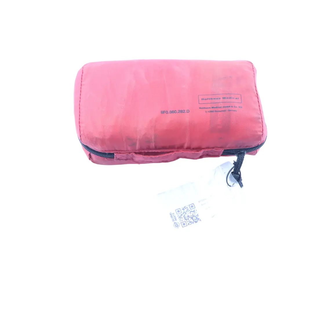 Universal First Aid Emergency Medical Kit Red Pouch to Audi A3 8V with Part number 8F0860282D Audi A3 8V Universal First Aid Emergency Medical Kit Red Pouch - SKU 8F0860282D - Part number 8F0860282D