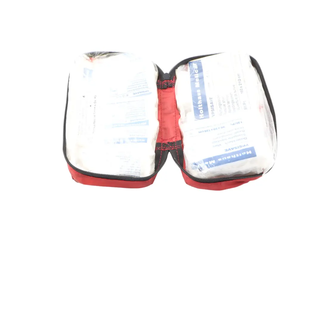 Audi A3 8V Universal First Aid Emergency Medical Kit Red Pouch - SKU 8F0860282D - Part number 8F0860282D