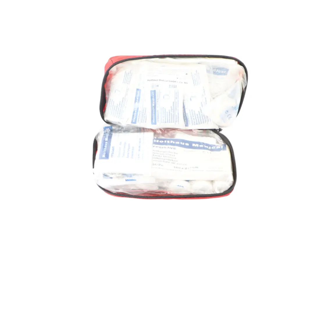 Universal First Aid Emergency Medical Kit Red Pouch to Audi A3 8V with Part number 8F0860282D Audi A3 8V Universal First Aid Emergency Medical Kit Red Pouch - SKU 8F0860282D - Part number 8F0860282D