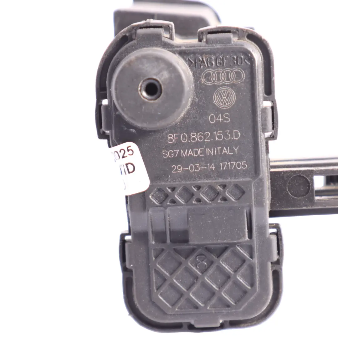 8F Fuel Tank Cover Locking Mechanism Actuator to Audi A5 with Part number 8F0862153D Audi A5 8F Fuel Tank Cover Locking Mechanism Actuator - SKU 8F0862153D - Part number 8F0862153D