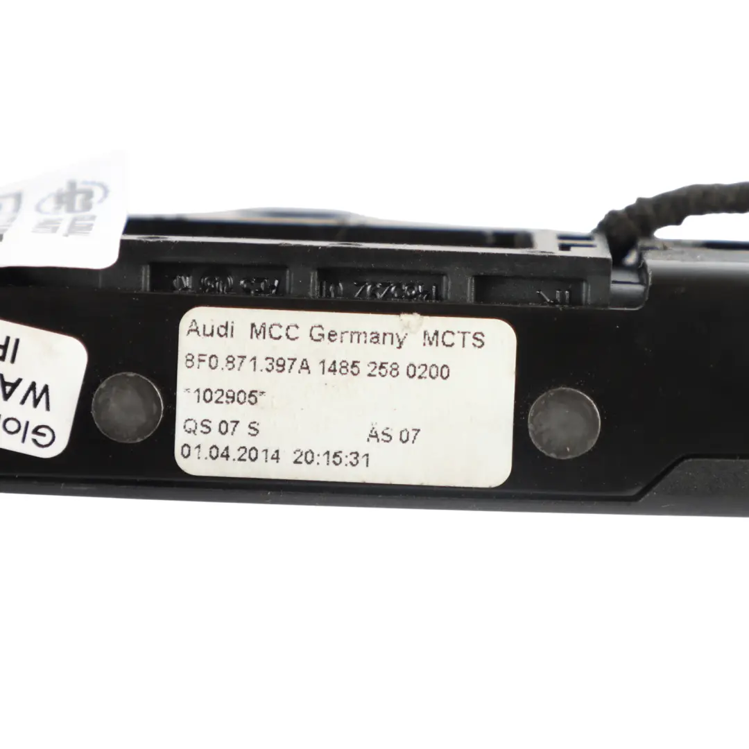 8F Cabriolet Dachverriegelung Verschlusselement Links für Audi A5 mit Teilenummer 8F0871397A Audi A5 8F Cabriolet Dachverriegelung Verschlusselement Links - SKU 8F0871397A - Teilenummer 8F0871397A