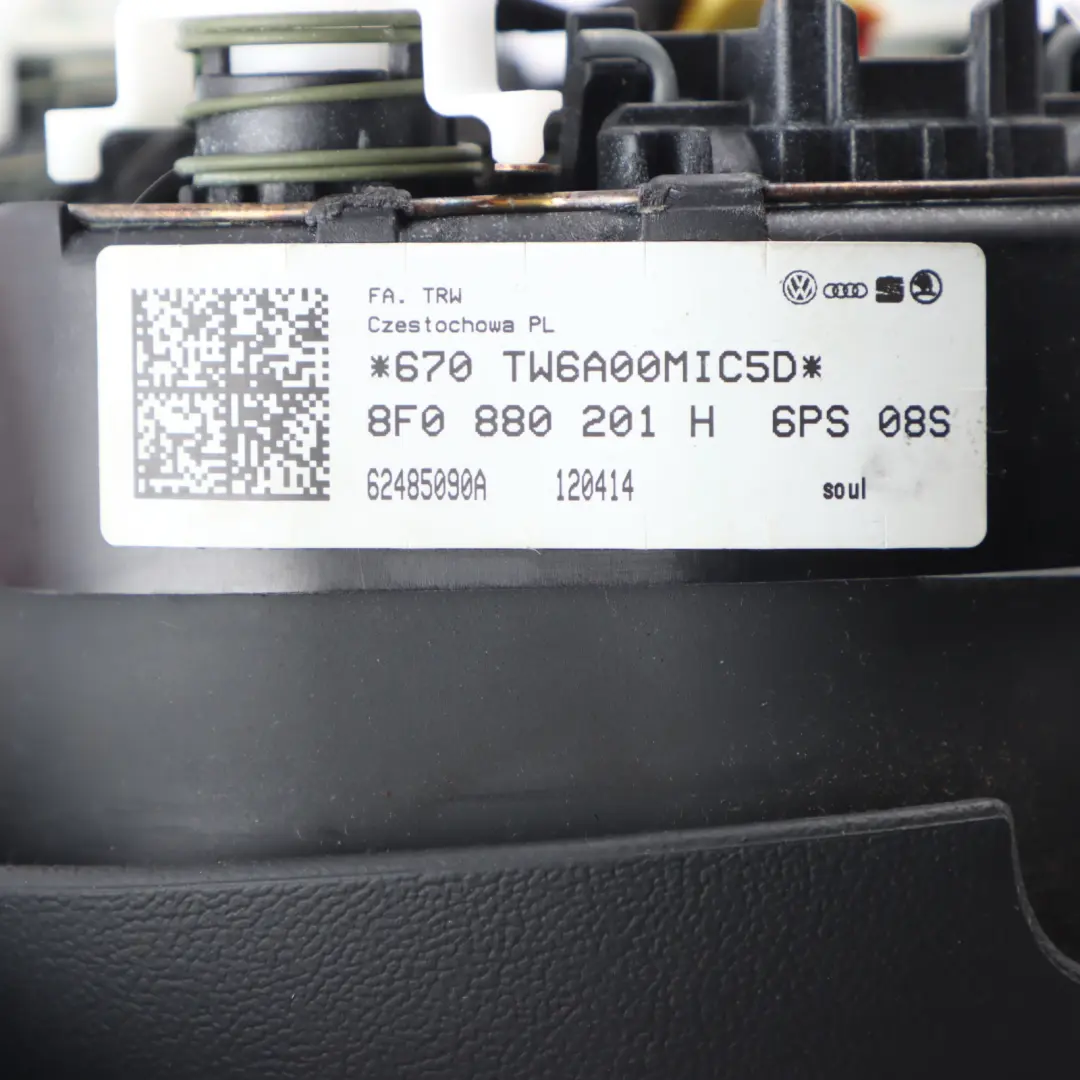 Audi A5 8F Steering Wheel Air Module Unit DAMAGED - SKU 8F0880201H-1 - Part number 8F0880201H