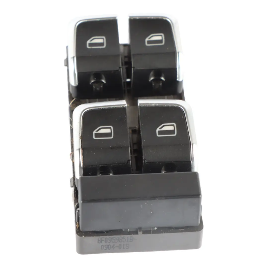 8F Cabriolet Pannello Pulsanti Interruttore Porta Conducente per Audi A5 con numero di parte 8F0959851B Audi A5 8F Cabriolet Pannello Pulsanti Interruttore Porta Conducente - SKU 8F0959851B - Numero di parte 8F0959851B