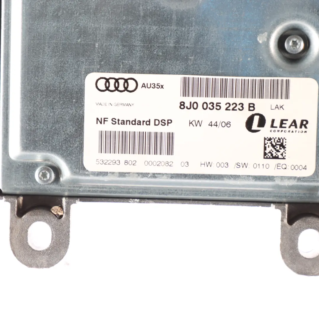Audi TT 8J Audio Amplifier Radio Lear Sound Unit - SKU 8J0035223B - Part number 8J0035223B