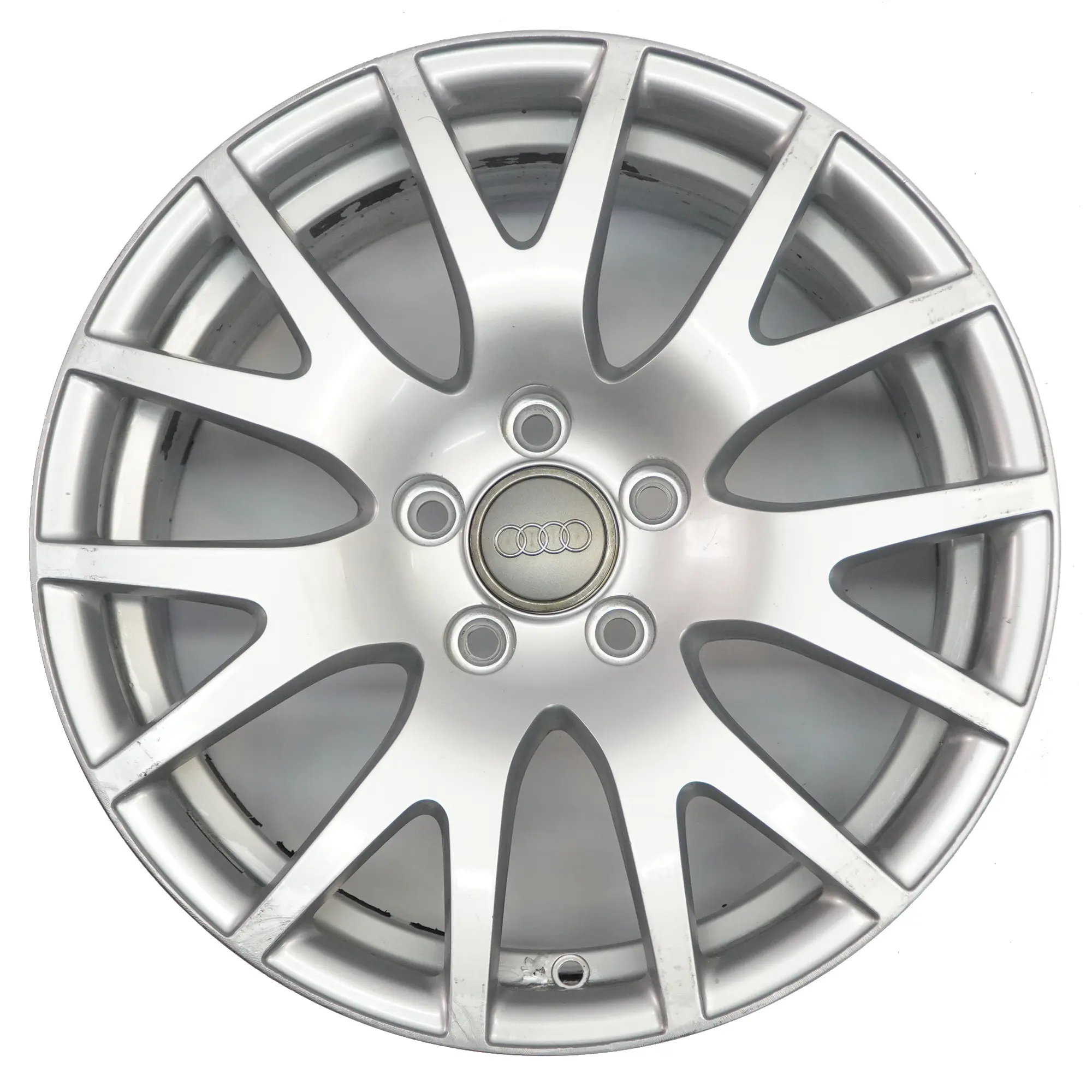 Audi TT Mk2 8J Cerchio In Lega Argento 17" ET:50 8,5J 8J0601025A