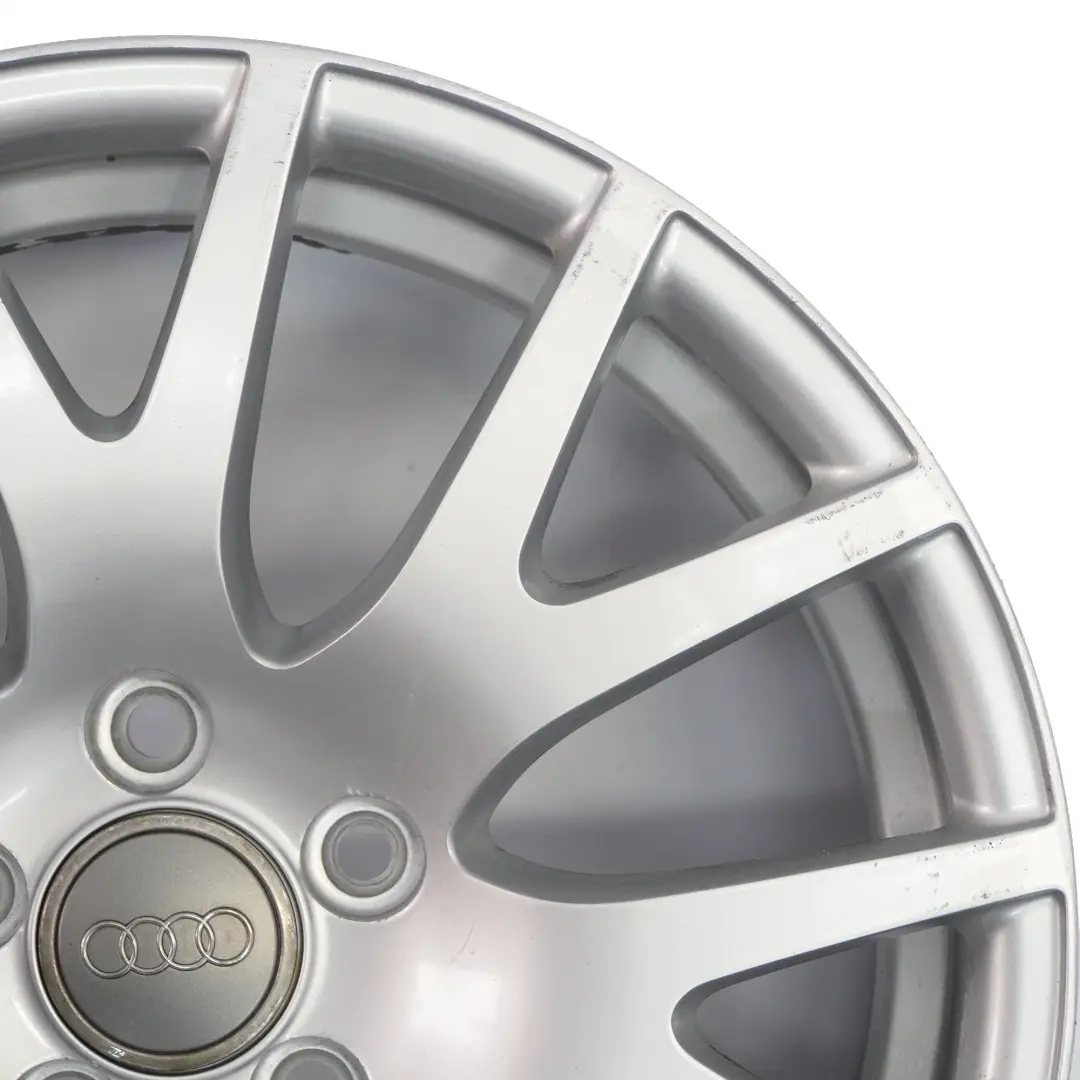 Mk2 8J Jante En Alliage Argenté 17" ET:50 8,5J pour Audi TT à propos du numéro de pièce 8J0601025A Audi TT Mk2 8J Jante En Alliage Argenté 17" ET:50 8,5J - SKU 8J0601025A-2 - Numéro de pièce 8J0601025A