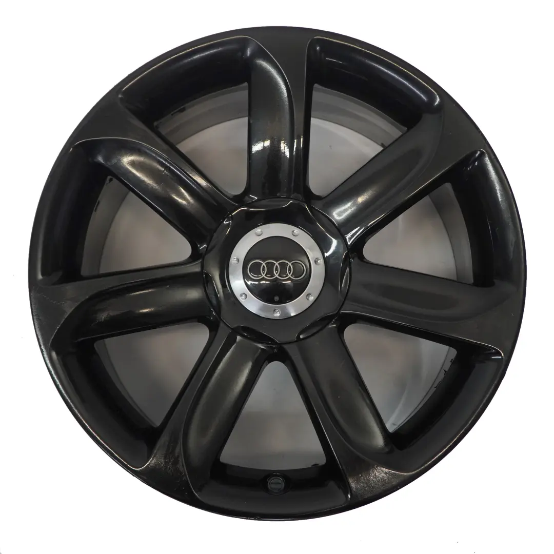Audi TT Mk2 8J Jante En Alliage Noir 18" ET:52 9J 7 Branches - SKU 8J0601025AC-1 - Numéro de pièce 8J0601025AC