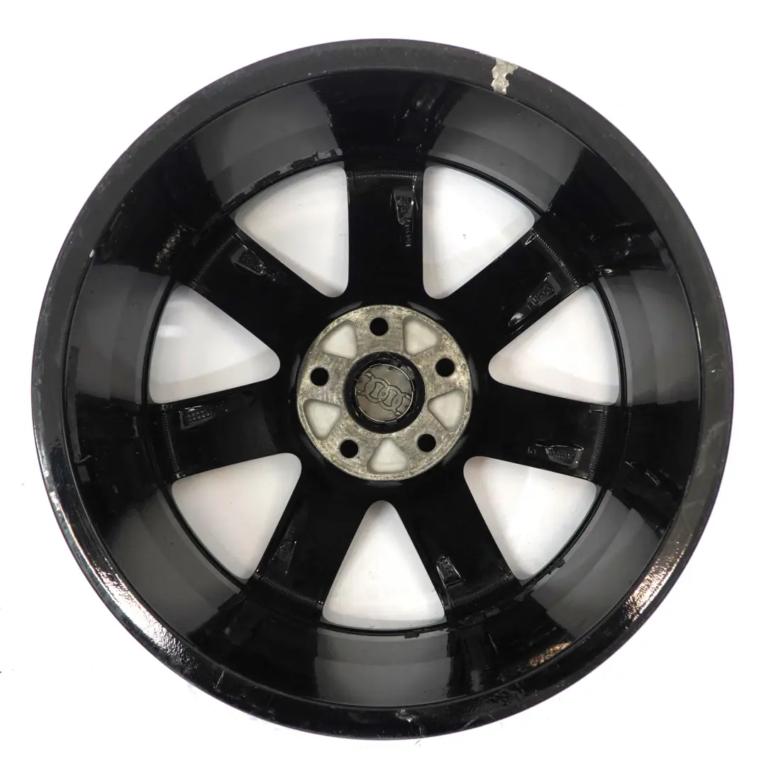 Audi TT Mk2 8J Jante En Alliage Noir 18" ET:52 9J 7 Branches - SKU 8J0601025AC-1 - Numéro de pièce 8J0601025AC