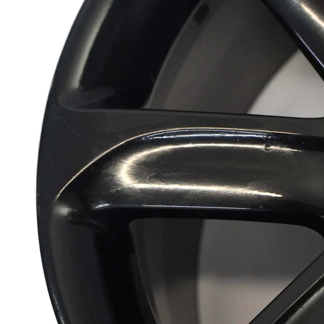 Audi TT Mk2 8J Jante En Alliage Noir 18" ET:52 9J 7 Branches - SKU 8J0601025AC-1 - Numéro de pièce 8J0601025AC