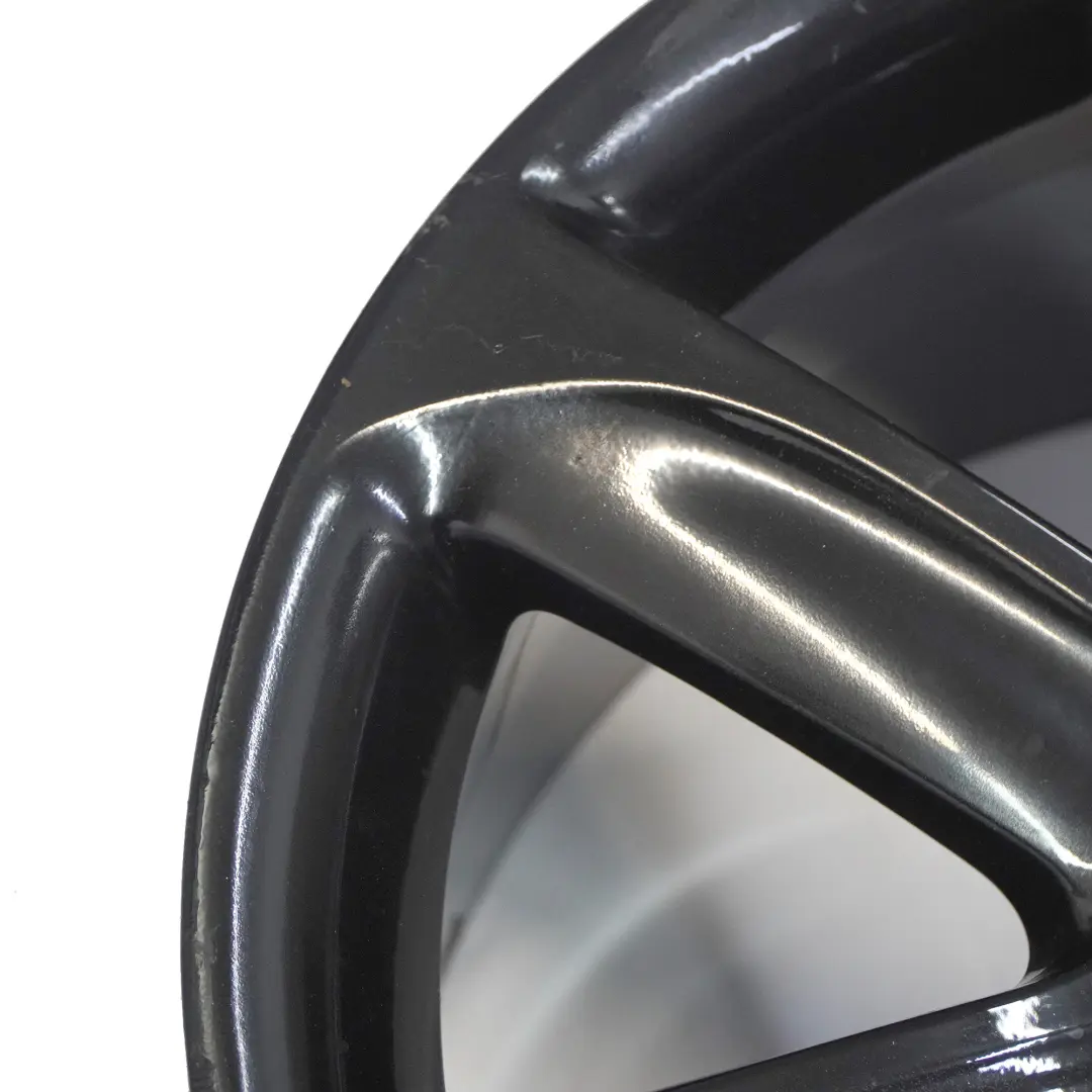 Audi TT Mk2 8J Jante En Alliage Noir 18" ET:52 9J 7 Branches - SKU 8J0601025AC-1 - Numéro de pièce 8J0601025AC