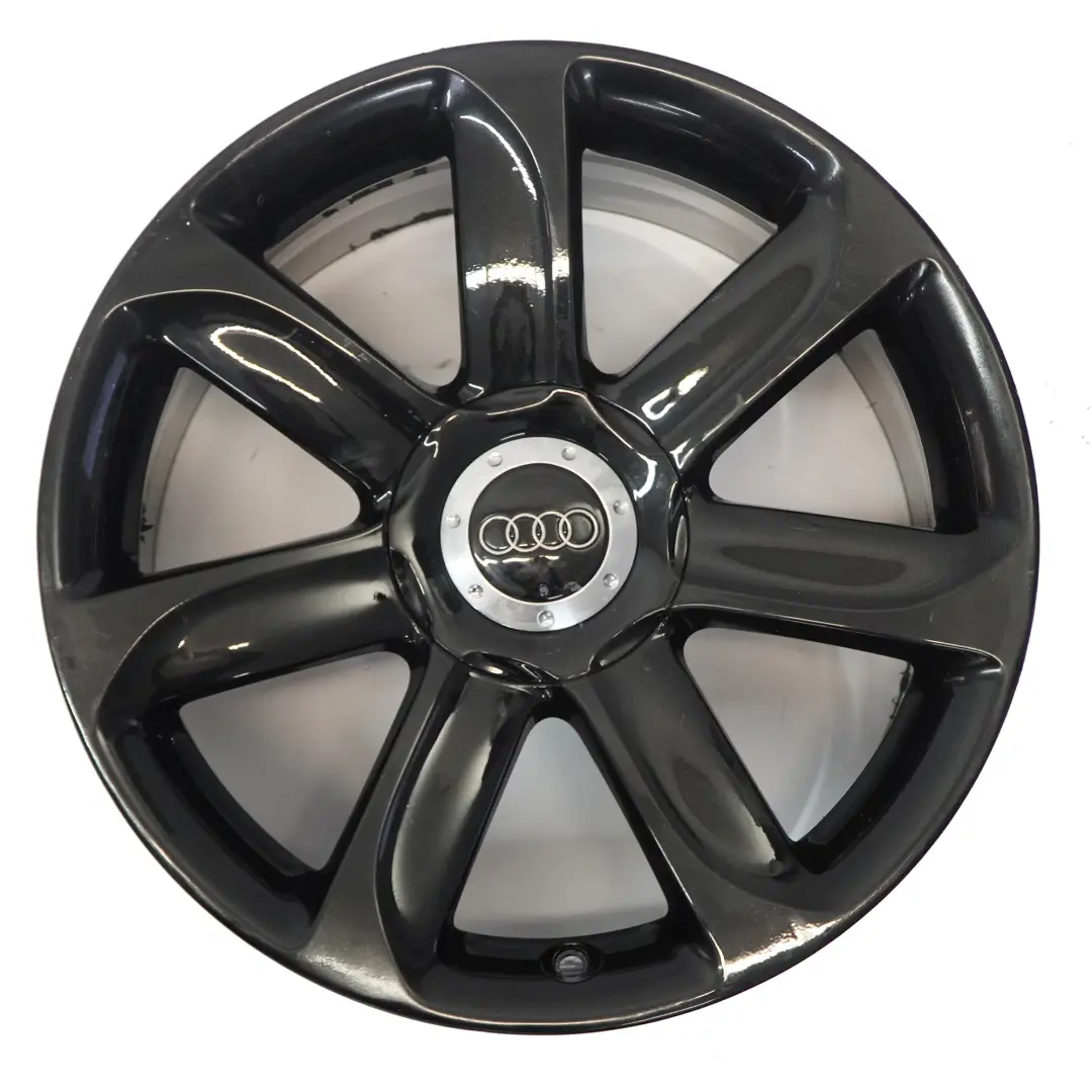 Audi TT Mk2 8J Jante En Alliage Noir 18" ET:52 9J 7 Branches - SKU 8J0601025AC-2 - Numéro de pièce 8J0601025AC