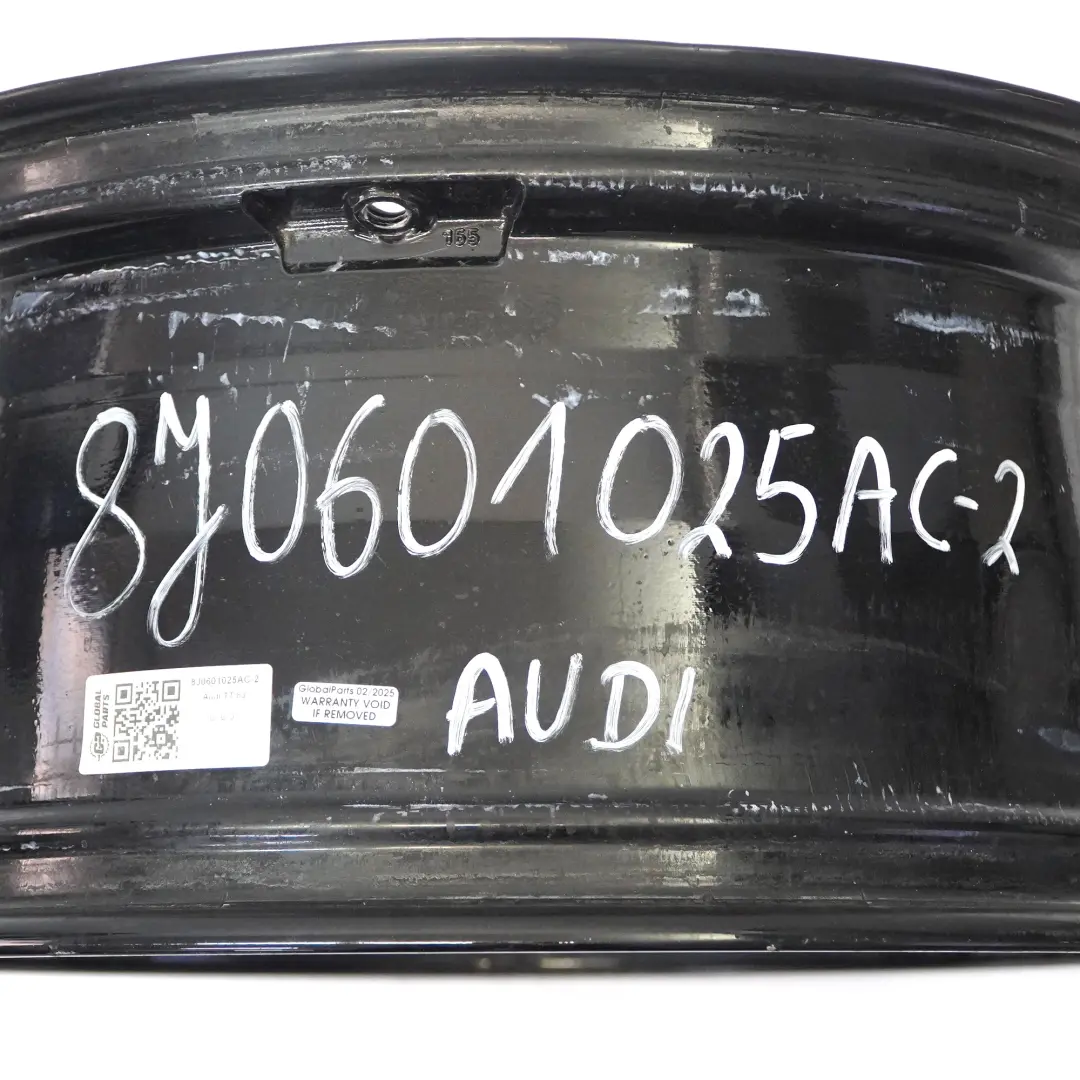  Llanta De Aleación Negra Audi TT Mk2 8J 18" ET:52 9J 7 Radios - SKU 8J0601025AC-2 - Número de pieza 8J0601025AC