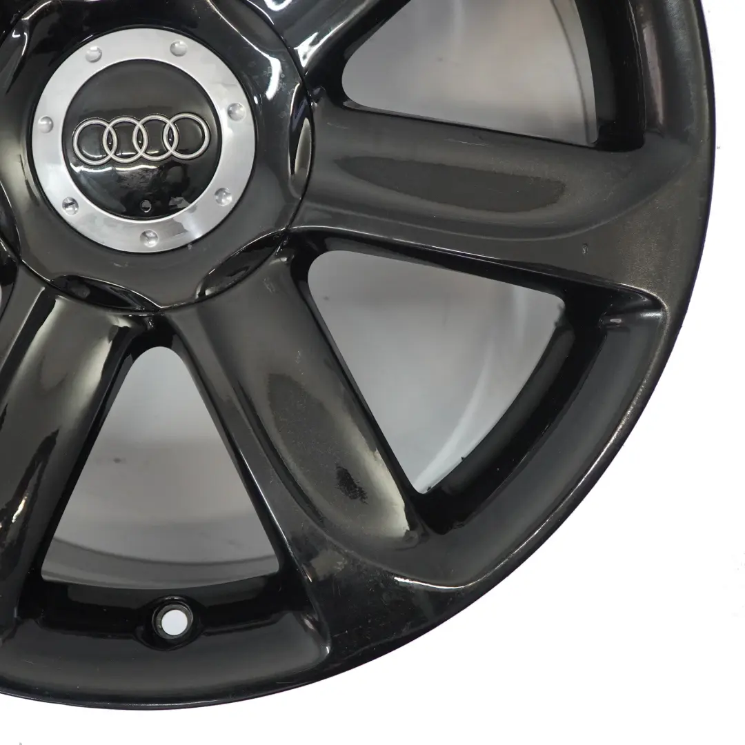 Audi TT Mk2 8J Jante En Alliage Noir 18" ET:52 9J 7 Branches - SKU 8J0601025AC-2 - Numéro de pièce 8J0601025AC