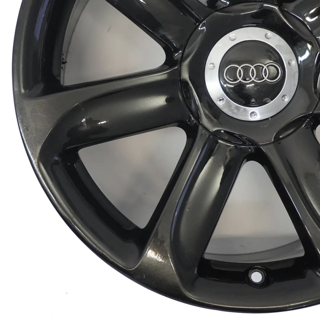 Audi TT Mk2 8J Jante En Alliage Noir 18" ET:52 9J 7 Branches - SKU 8J0601025AC-2 - Numéro de pièce 8J0601025AC