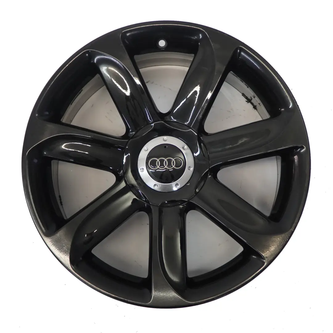 Audi TT Mk2 8J Black Alloy Wheel Rim 18" ET:52 9J 7-Spoke - SKU 8J0601025AC-3 - Part number 8J0601025AC