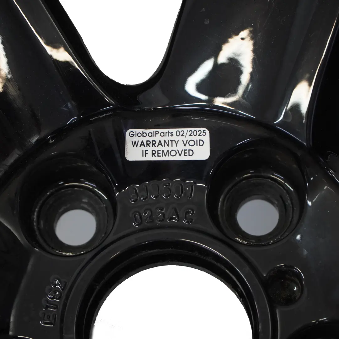 Audi TT Mk2 8J Black Alloy Wheel Rim 18" ET:52 9J 7-Spoke - SKU 8J0601025AC-3 - Part number 8J0601025AC