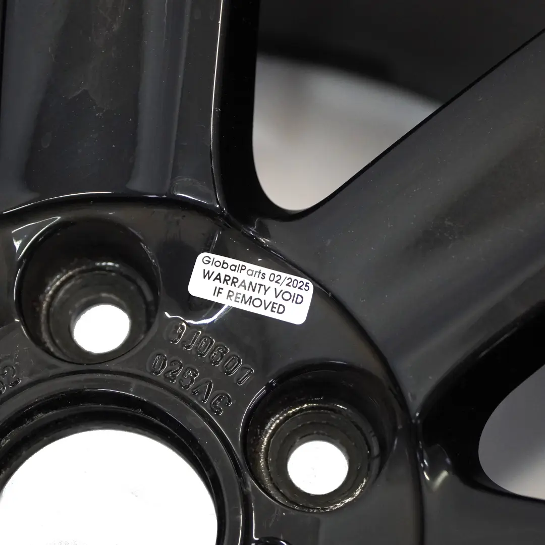 Audi TT Mk2 8J Black Alloy Wheel Rim 18" ET:52 9J 7-Spoke - SKU 8J0601025AC-4 - Part number 8J0601025AC