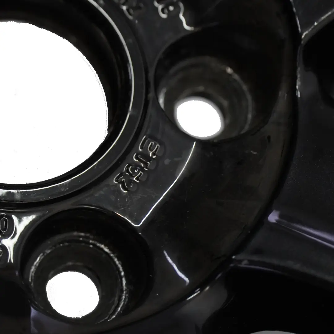 Audi TT Mk2 8J Black Alloy Wheel Rim 18" ET:52 9J 7-Spoke - SKU 8J0601025AC-4 - Part number 8J0601025AC